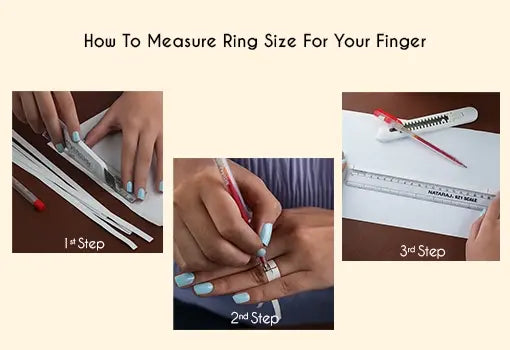 [Steps to measure the correct and accurate ring size for the finger that can offer a snug wearing experience.]-[ouros jewels]