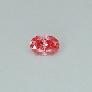 0.25 Carat Pink Oval Cut Lab Diamond