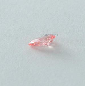 0.31 Carat Each Pink Pear Cut Lab Diamond Ouros Jewels