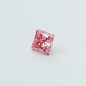 0.32 Carat Pink Princess Lab Grown Diamond Ouros Jewels