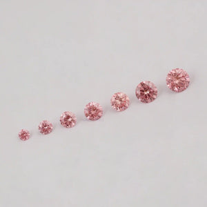 Fancy Vivid Pink Round Lab Grown Diamond