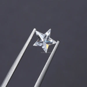 Antique Star Shaped Lab Created Diamond