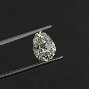 Old Mine Pear Shaped Lab Grown Diamond