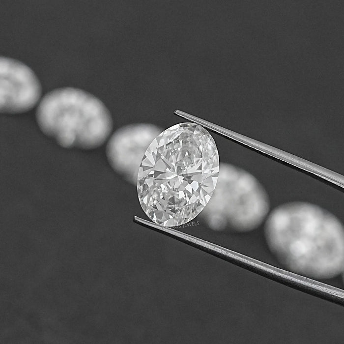 Oval Cut IGI Verified Lab Diamond Solitaires