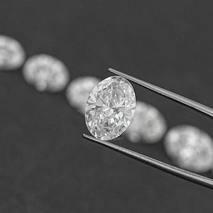 Oval Cut IGI Verified Lab Diamond Solitaires