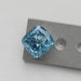 Blue Cushion Cut Lab Diamond