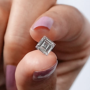 Carre Cut Lab Created Diamond