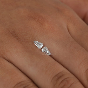 Arrow Cut Loose Paired Diamonds