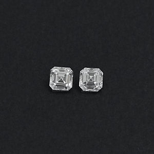 Asscher Cut Loose Lab Diamond Pair