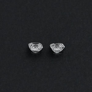 Asscher Cut Loose Lab Diamond Pair