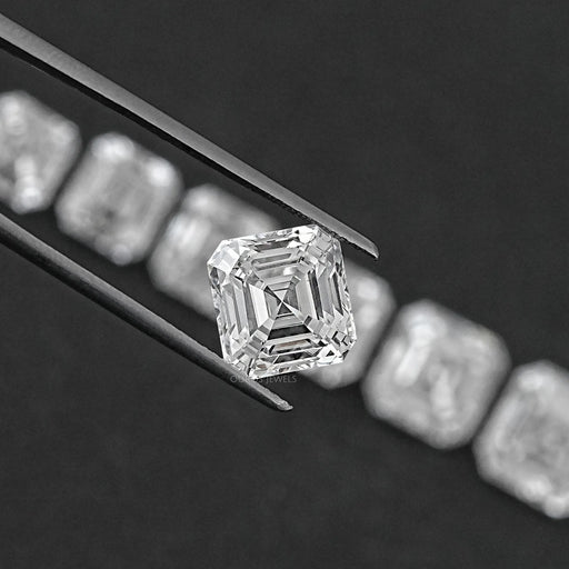 IGI Certified Asscher Cut Lab Grown Diamond