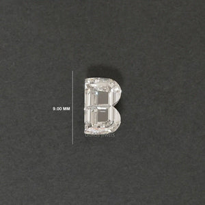 B Alphabet Letter Loose Diamond