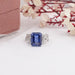 Emerald Cut Sapphire Engagement Ring