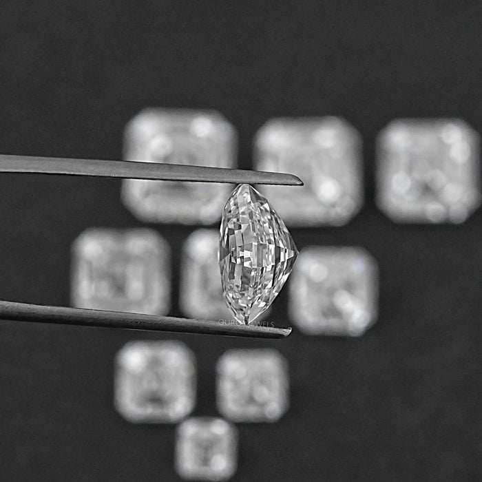 IGI Certified Asscher Cut Lab Grown Diamond