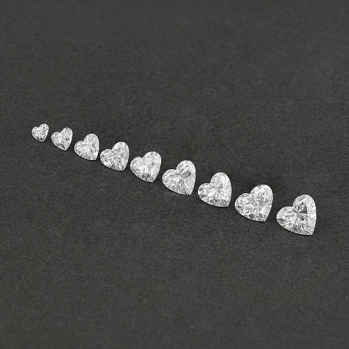 1 Carat Brilliant Heart Shaped Lab Diamond