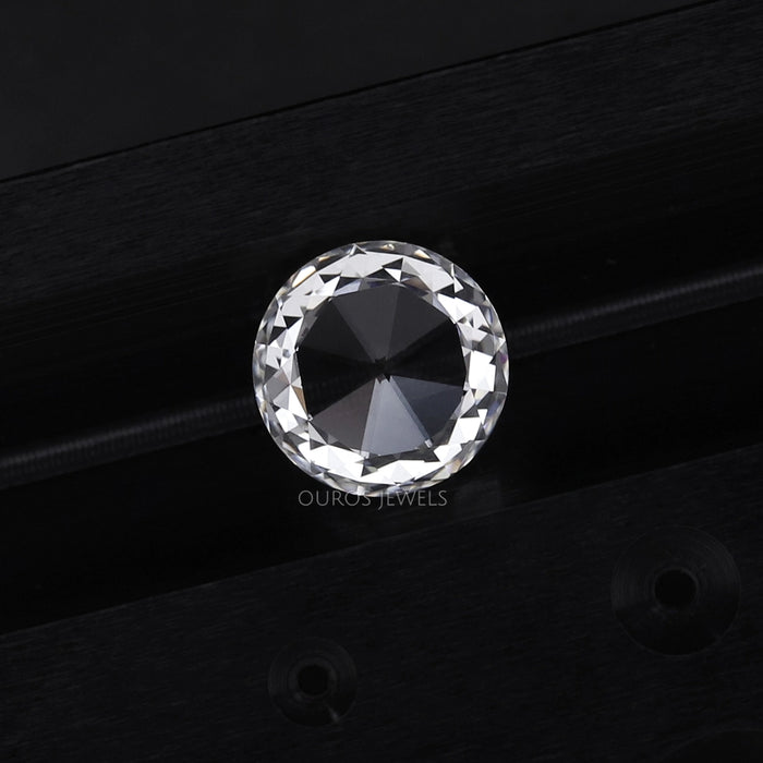 Antique Round Rose Cut Lab Diamond