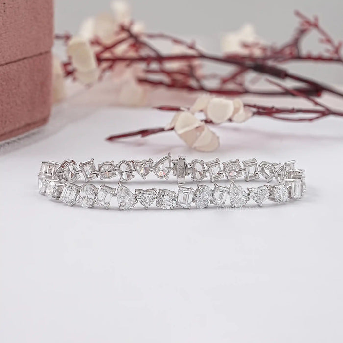 Fancy Lab Grown Diamond Bracelet