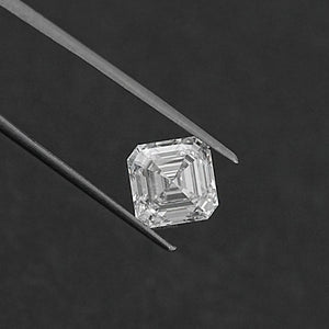 IGI Certified Asscher Cut Lab Grown Diamond