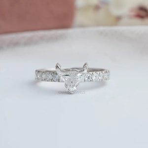 [Bull Cut Diamond Ring]-[Ouros Jewels]