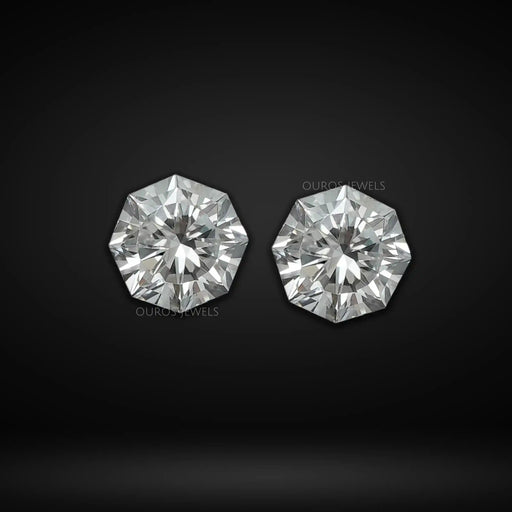 Matching Octagon Lab Diamond Loose Pair