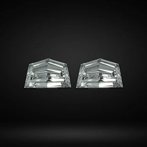 Cadillac Cut Lab Diamonds Matching Pair