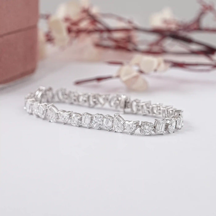 Fancy Lab Grown Diamond Bracelet