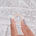 rose gold open cuff ring 