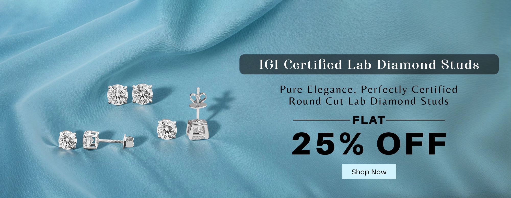 get 25% of on igi lab diamond studs