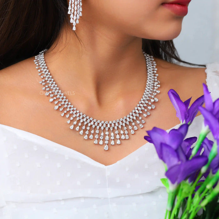 Women's Wedding Diamond Choker Necklace