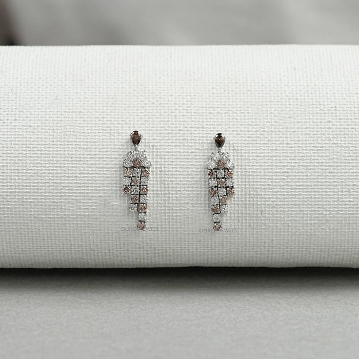 Chocolate Diamond Dangle Earrings