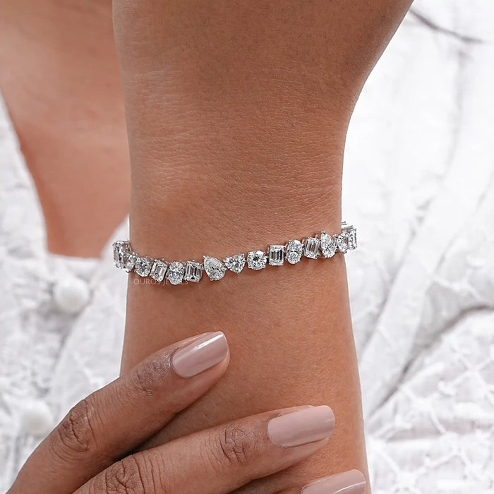 Fancy Lab Grown Diamond Bracelet