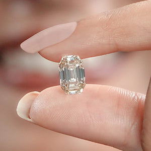 Emerald Cut Lab Grown Certified Loose Diamond