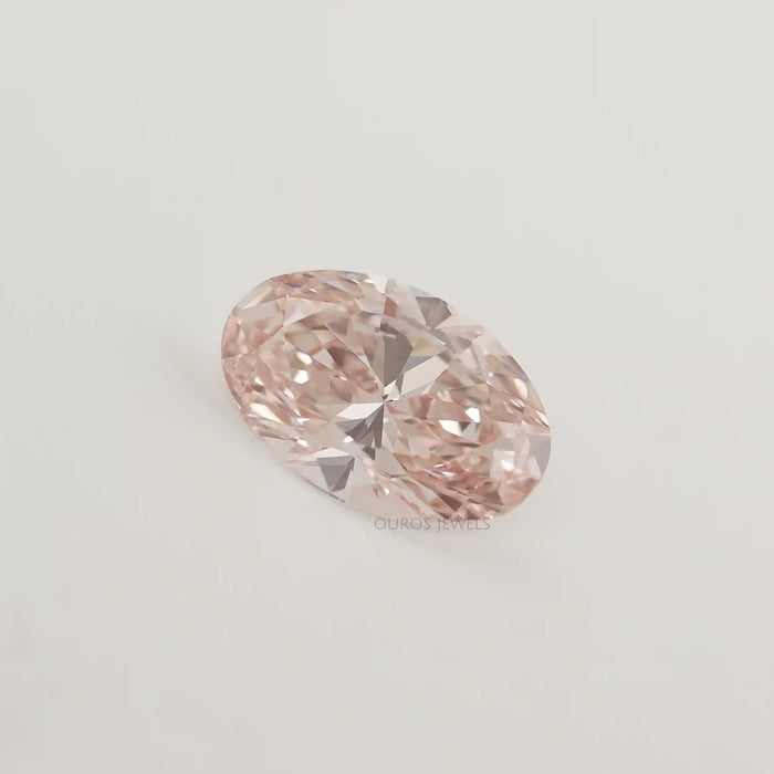 Fancy Pink Oval Shape Lab Created Diamond