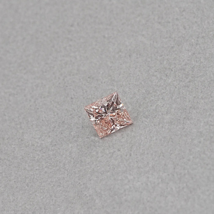 Fancy Pink Princess Cut Lab Grown Diamond