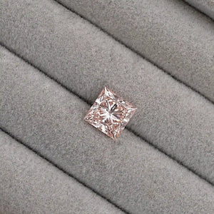 Fancy Pink Princess Cut Lab Grown Diamond