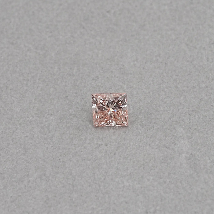 Fancy Pink Princess Cut Lab Grown Diamond