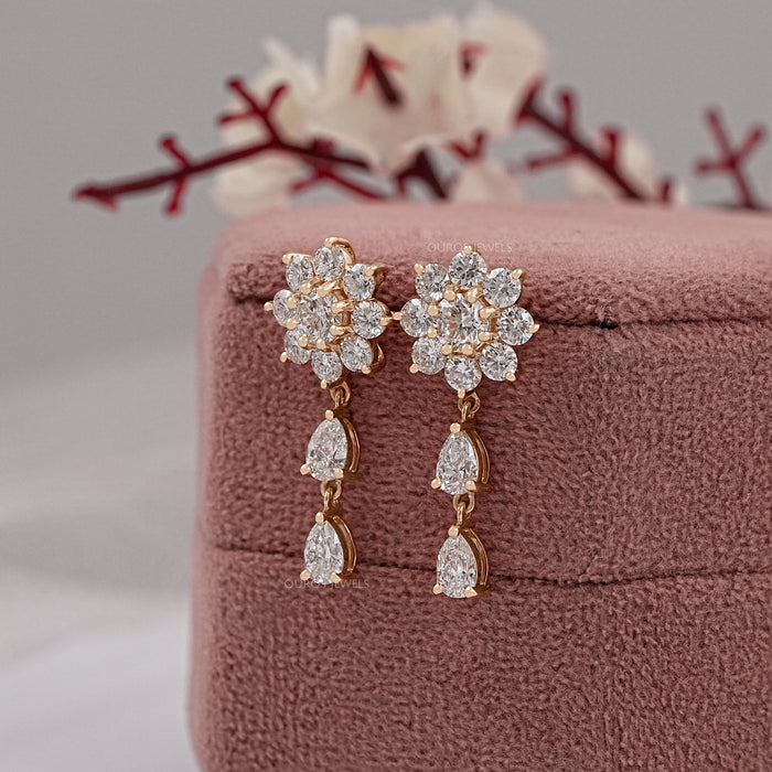 diamond bridal earrings 