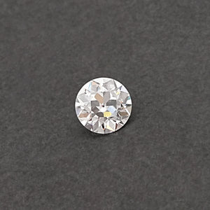 Flower Pattern  Old European  Round  Cut  Diamond