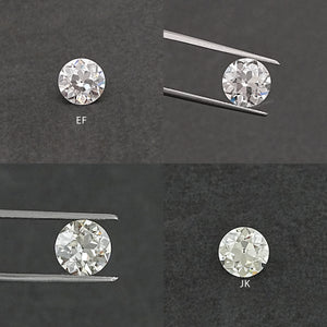 Flower Pattern Old European Cut Round Diamond