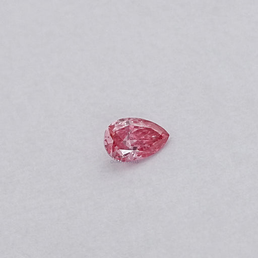 Pink Pear Lab Grown Diamond Loose