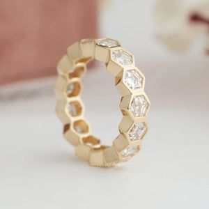 yellow gold full eternity band 