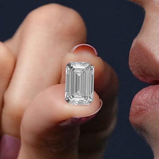 IGI Certified Emerald Cut Lab Grown Diamond