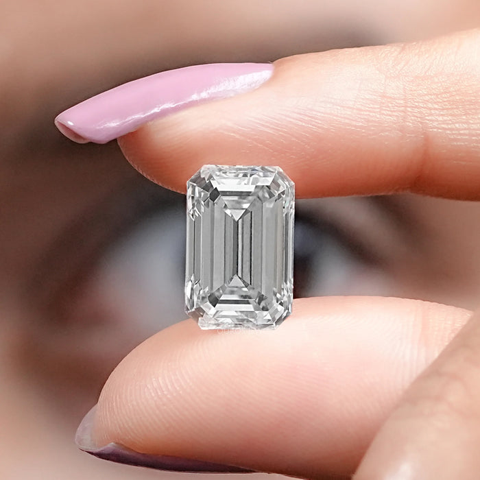 Emerald Cut Lab Grown Loose Diamonds