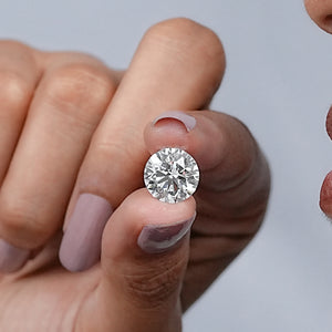 Round Brilliant Cut Certified Lab Created Diamond