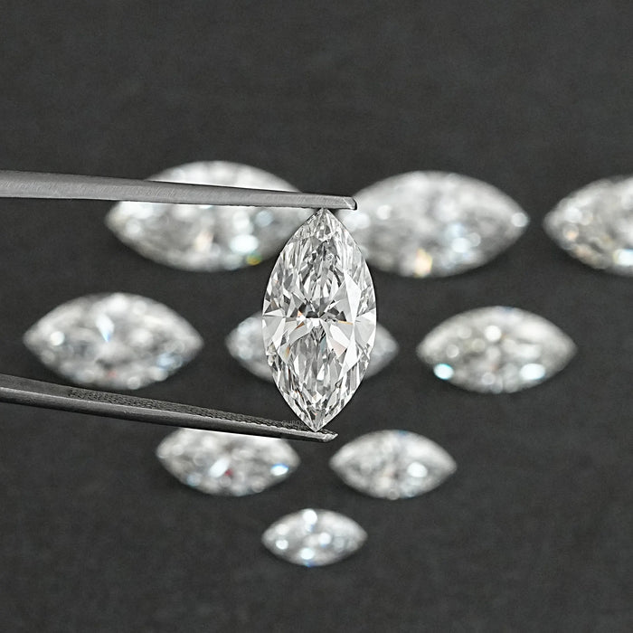 Brilliant Cut Marquise Lab Created Diamond