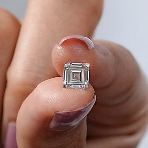 Carre Cut Lab Created Diamond