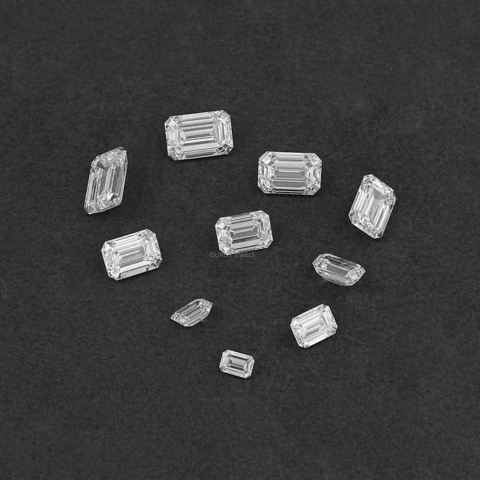 Emerald Cut Lab Grown Loose Diamonds