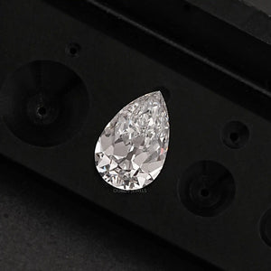 Old Cut Pear Shaped Lab Grown Diamond