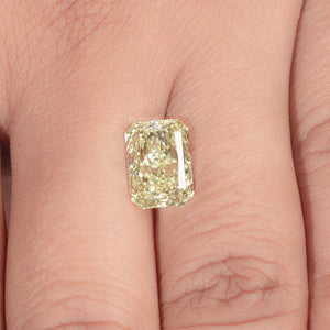 Yellow Modified Cut Loose Diamond 