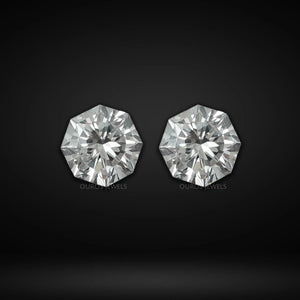 Matching Octagon Lab Diamond Loose Pair